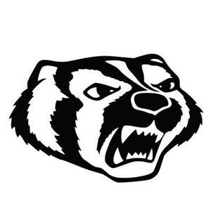 Badgers football svg, badger face svg, mascot svg, badger svg files badgers clipart badgers shirt svg football mom svg files for cricut