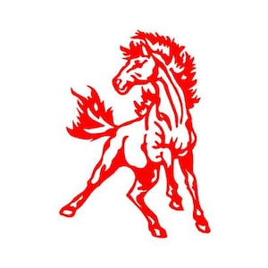 Mustang, Mustang svg, Mustang Mascot, High School Team, Svg, Dxf, Eps, Ai Silhouette Studio Cricut Design space Cut Files Sport