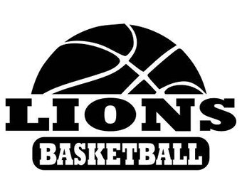 Lions svg, Lions Basketball svg, Basketball svg, Download Files SVG, DXF, EPS, Silhouette Studio, Cut Files, Digital Cut Files, Cricut