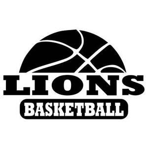 Lions svg, Lions Basketball svg, Basketball svg, Download Files SVG, DXF, EPS, Silhouette Studio, Cut Files, Digital Cut Files, Cricut