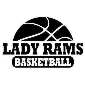 Lady Rams svg, Rams Basketball svg, Basketball svg, SVG, DXF, EPS, Silhouette Studio, Cut Files, Digital Cut Files, Cricut , Rams Shirt