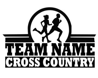 Cross Country, Cross Country svg, High School Cross Country Team, SVG, Dxf, Eps, Ai Silhouette Studio Cricut Design Space Cut Dateien Sport