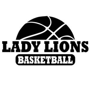 Lady Lions svg, Lady Lions Basketball svg, Basketball svg, SVG, DXF, EPS, Silhouette Studio, Cut Files, Digital Cut Files, Cricut