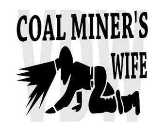 Coal Miner Svg File Etsy