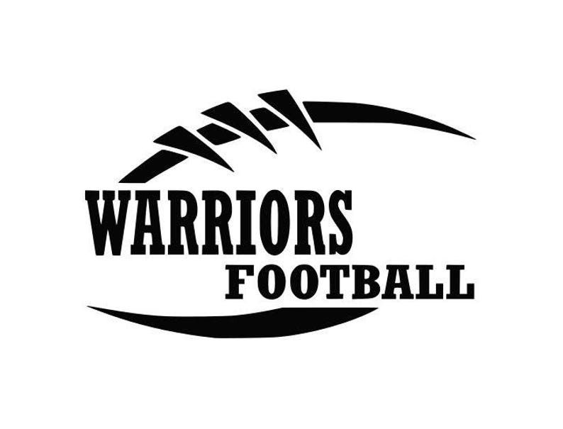 Warriors Football High School College SVG File Cutting DXF | Etsy