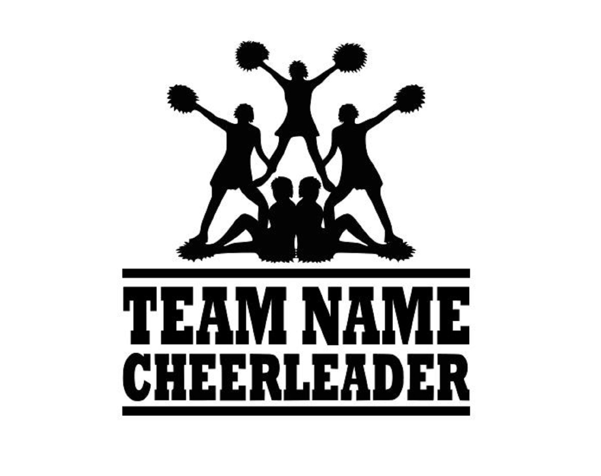Cheerleader svg Cheer Svg Pom Pom svg Cheer Squad Cheer ...