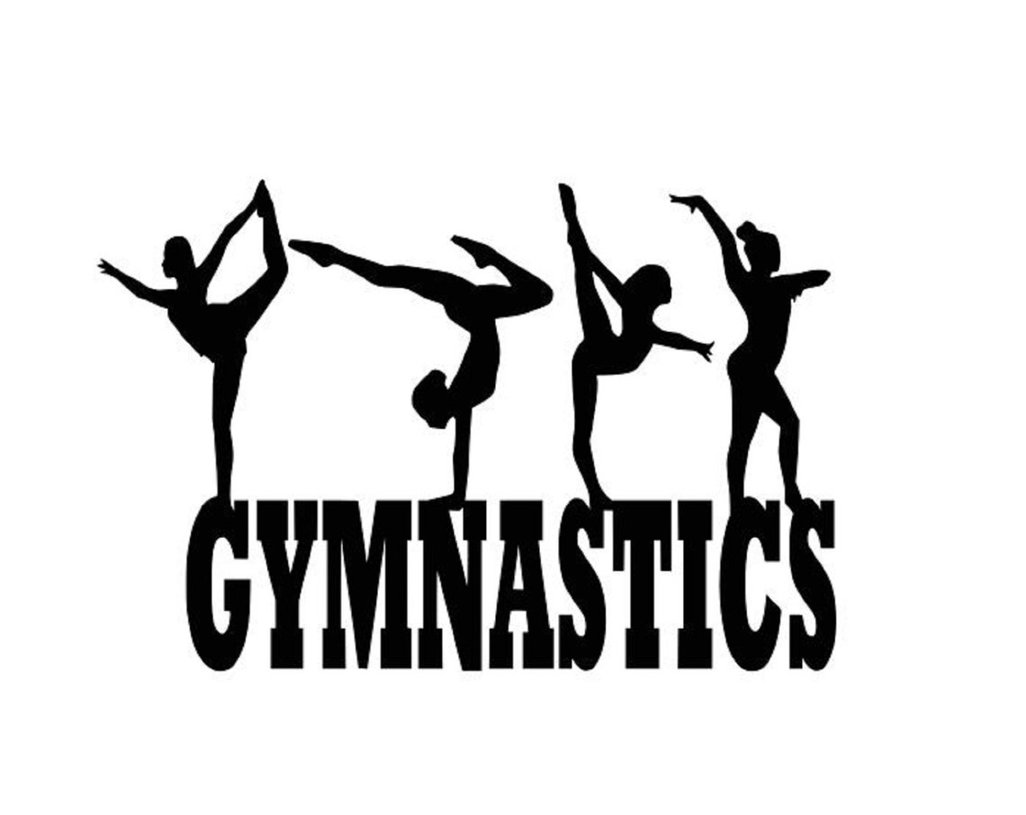 Siluetas gimnasta, Gymnast svg, imágenes prediseñadas de gimnasia