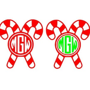 Candy cane svg, christmas candy svg, candy cane monogram, candy cane clipart candy cane cut file christmas svg design candy cane cricut