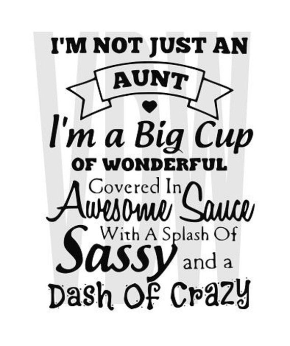 Download Crazy Aunt Cutting Files Silhouette Svg Dxf And Eps Vinyl Cut Etsy