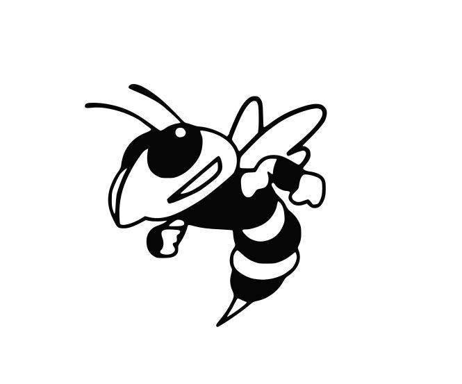 Yellow Jackets Hornets Mascot college SVG File Cutting, DXF, EPS desi…
