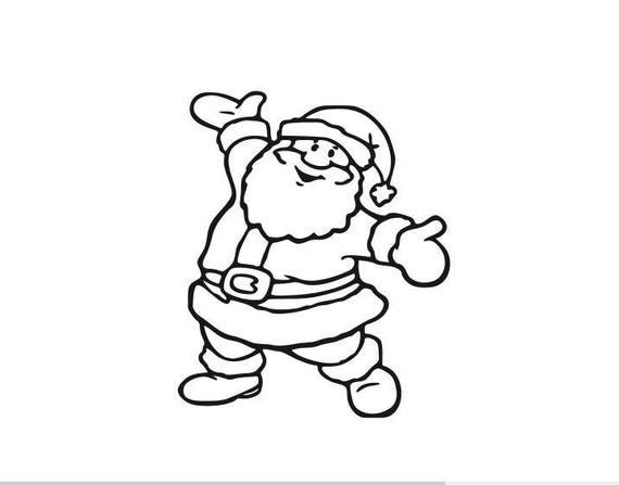 Download Merry Christmas Svg Santa Claus Svg Santa Hat Svg Saint Etsy