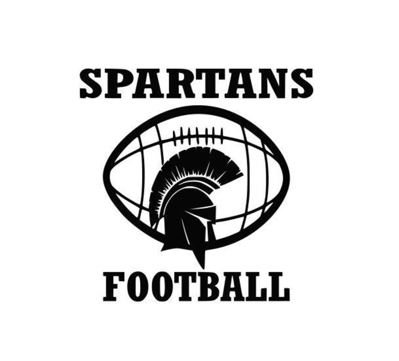 Download Spartans Football high school college SVG File Cutting DXF ...