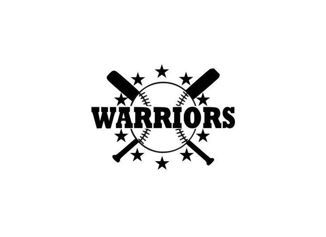 Warriors Baseball Svg Warriors School Svg Warriors Team Etsy