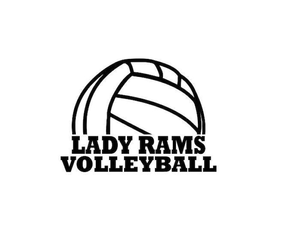 Download Rams High School College Volleyball Svg File Cutting Dxf Eps Etsy