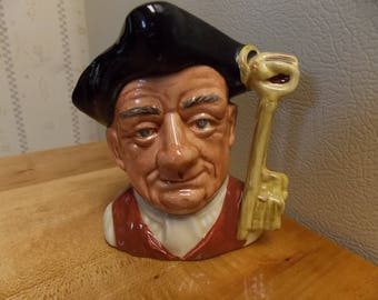 VINTAGE ROYAL DOULTON Jug Gaoler (Jailer) Small 3.75" GSD6577 1963-1983 Designed by David B. Biggs