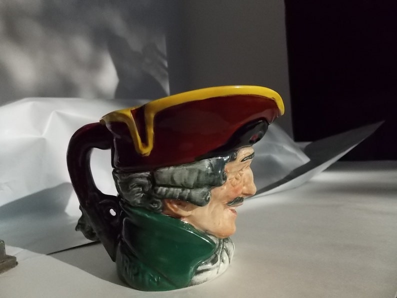 Vintage Royal Doulton Toby Jug Small 3.5 Dick Turpin D5618 1936-1960 A Mark