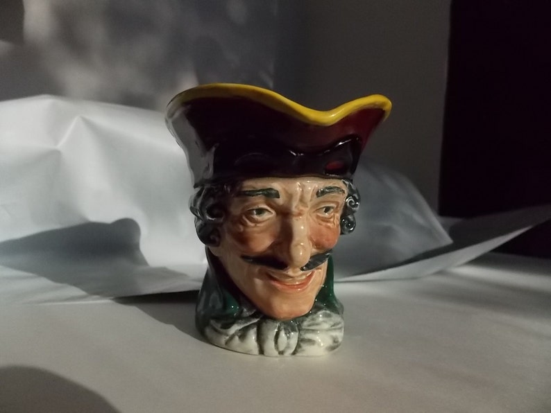 Vintage Royal Doulton Toby Jug Small 3.5 Dick Turpin D5618 1936-1960 A Mark