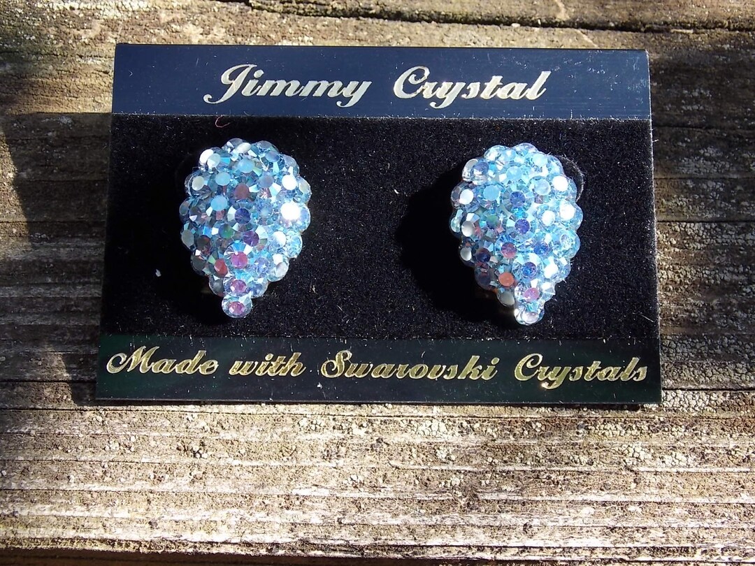 Jimmy Crystal Made With Swarovski Crystals Baby Powder Blue  display picture 2