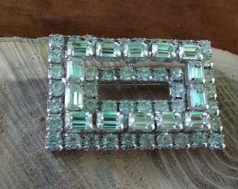 Vintage Unique Rhinestone Brooch