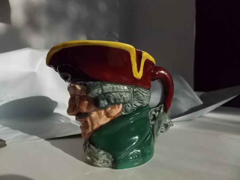 Vintage Royal Doulton Toby Jug Small 3.5 Dick Turpin D5618 1936-1960 A Mark