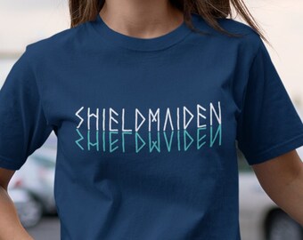 Viking Shieldmaiden T-Shirt, Norse Women's Tee