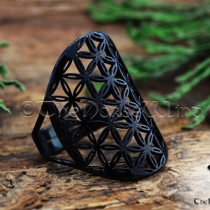 Viking Nine Realms Ring, Shieldmaiden’s Triquetra Ring, Celtic Trinity Knot, Adjustable Stainless Steel Ring, Norse Mythology Jewelry