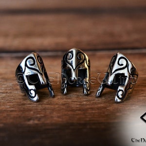 Viking Beard Beads, Helmet Hair Beads, Viking Helmet Beard Rings, Medieval Battle Helm Beads, Dwarven Beard Rings, Asatru Viking Jewelry