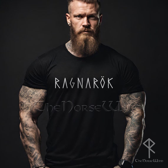 Ragnarok Viking T shirt Norse Mythology Tshirt Ragnarok Shirt Viking Runes Tee Nordic Warriors Viking Gift Unisex All Sizes S 5XL Etsy UK