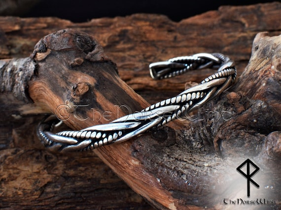 Buy Viking Bracelet, Fenrir Wolf Head Arm Ring, Steel Viking Torque, Viking  Wolf Torc, Norse Ragnar Bracelet, Norse Mythology, Viking Jewelry Online in  India - Etsy