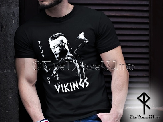 Viking Ragnar T-Shirt - Ragnar Lothbrok Tshirt - Viking Axes Viking Ragnar T-Shirt - Ragnar Lothbrok Tshirt - Viking Axes