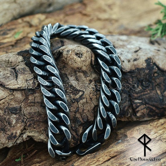 Miami Cuban Link Bracelet 13mm - Stainless Steel Men's Jewelry