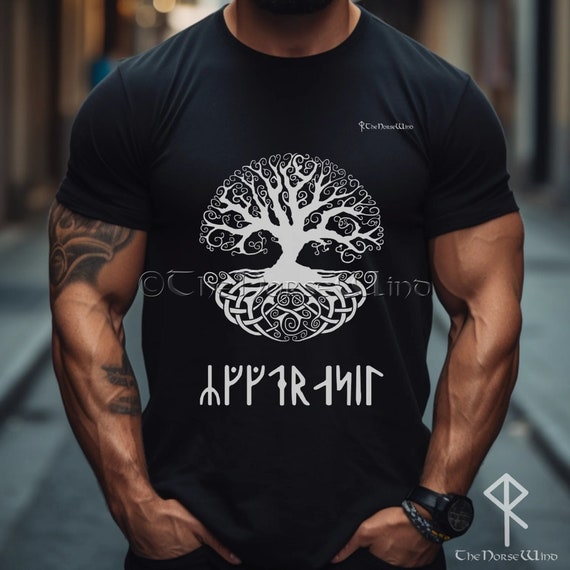 Yggdrasil The Norse Tree Of Life Viking Rune T-Shirt Yggdrasil The Norse Tree Of Life Viking Rune T-Shirt