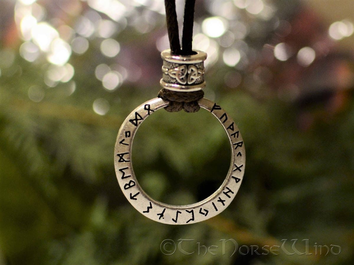 The Norse Collection Creative Ventures Jewelry The Runic Circle Pewter Pendant
