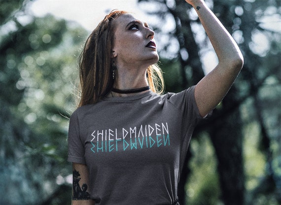 Viking Shieldmaiden T-Shirt, Norse Women's Tee