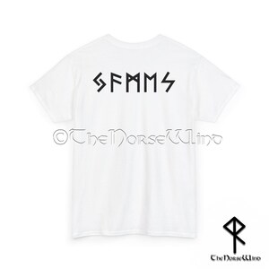 Custom Viking Runes T-shirt - NAME in RUNES - Personalized Norse Mythology Tee, Unisex Futhark Runes Shirt, Viking Dad Gift, Sizes S-5XL