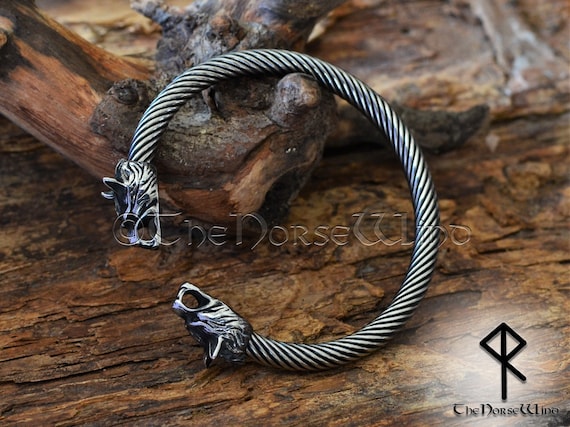 Amazon.com: Bracelet for Men Leather Wolf, Bracelet for Men Handmade Steel  Black Wolf Head for Man Husbands 22CM Jewelry Gifts: Clothing, Shoes &  Jewelry