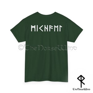 Custom Viking Runes T-shirt - NAME in RUNES - Personalized Norse Mythology Tee, Unisex Futhark Runes Shirt, Viking Dad Gift, Sizes S-5XL