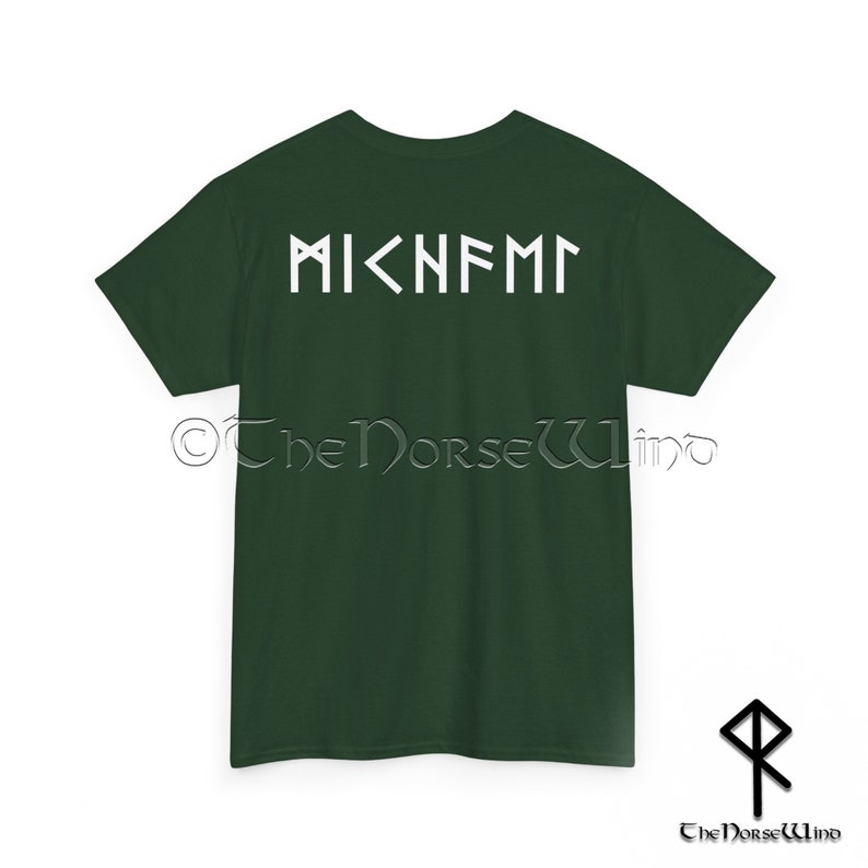 Custom Viking Runes T-shirt - NAME in RUNES - Personalized Norse Mythology Tee, Unisex Futhark Runes Shirt, Viking Dad Gift, Sizes S-5XL