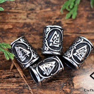 Vikings Valknut Stainless Steel Beads – Vikings Roar