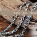 Real 925 Sterling Silver Byzantine Chain Necklace For Men - 26 Inch Heavy 59 Gram Handmade Viking Jewelry