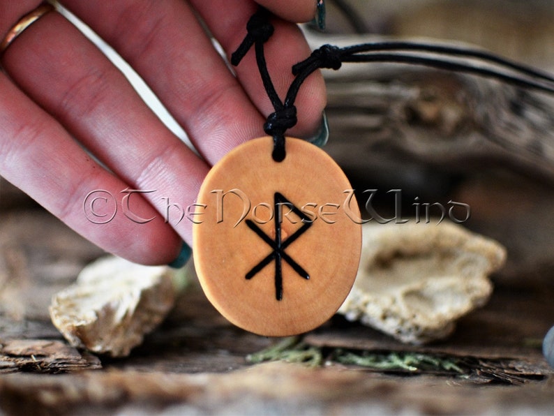 Jewelry Necklaces Love Talisman Viking Amulet Rune Necklace Attract Love Bindrune Talisman Futhark Runes Asatru Norse Mythology