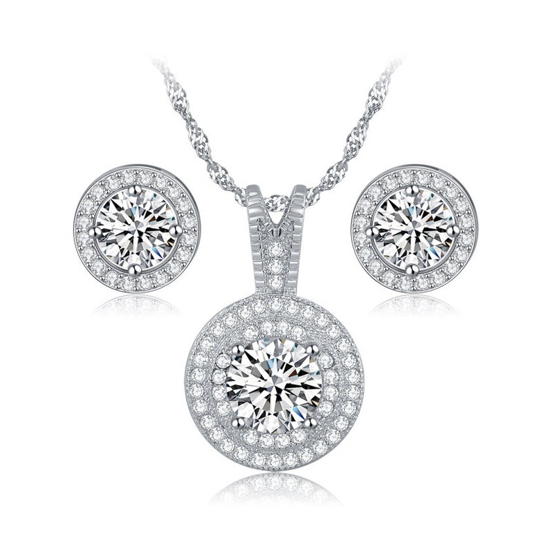 Classic Wedding Jewelry Set Etsy