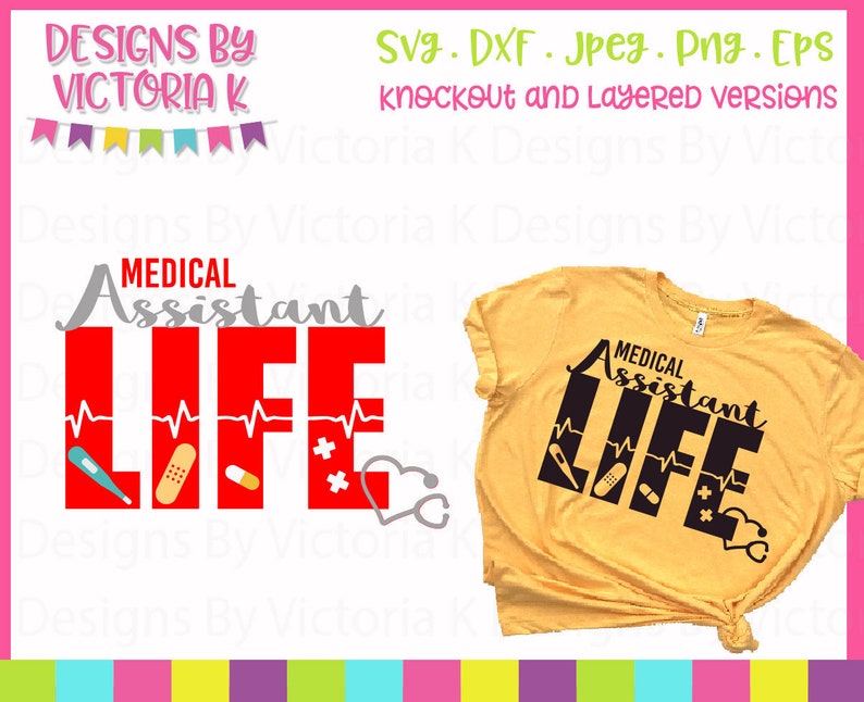 Download Medical Assistant Life svg Life Files Doctor Nurse SVG | Etsy