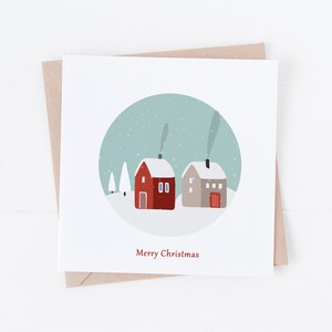 Biglietto di Natale ispirato allo stile Scandi/Nordico CC23