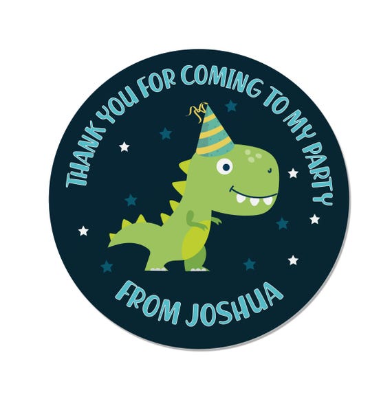 48 Thank You For Coming To My Party Stickers (45 Mm) Round Paper Thank You Stickers For Party - View #8