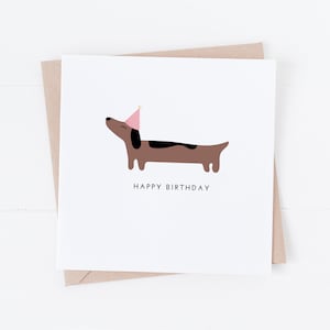 Wurst Hund alles Gute zum Geburtstag Karte BC8