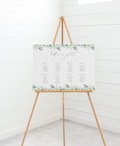 A1, A2 or A3 Eucalyptus Seating Plan Wedding Welcome Sign - Table Plan - Seating Map - Minimalist Design - Digital or Printed Copy