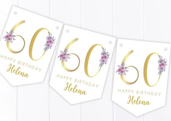 Personalisiertes Geburtstagsbanner Outdoor & Indoor – Mit Foto, Name Und Alter