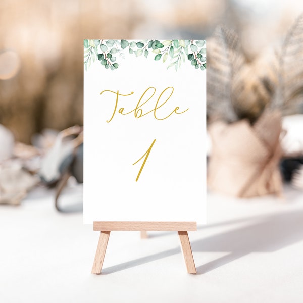 Table Number Frames Etsy UK