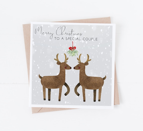 Couple Christmas Card to Both of You to a Special Couple